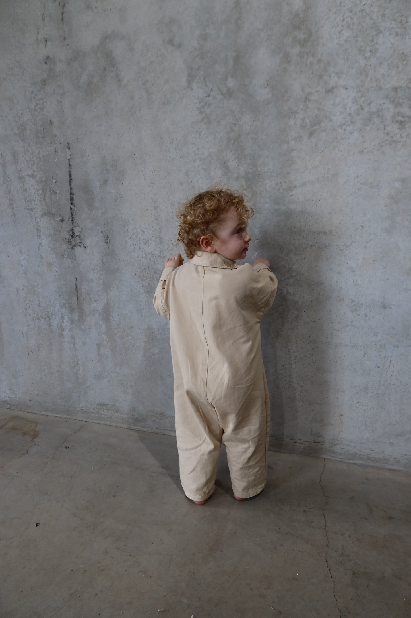 CUSTOM BOILER SUIT SAND