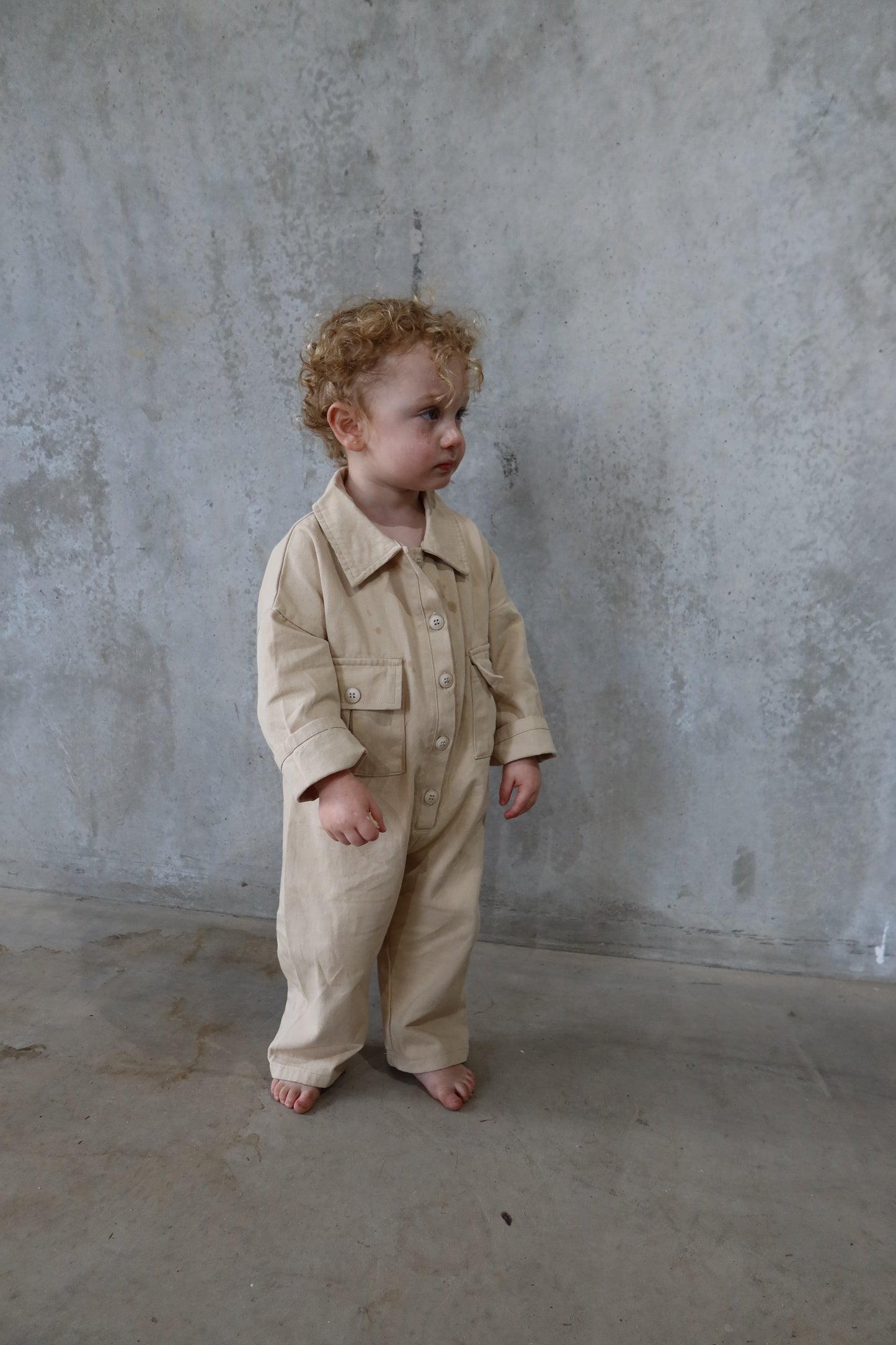 CUSTOM BOILER SUIT SAND