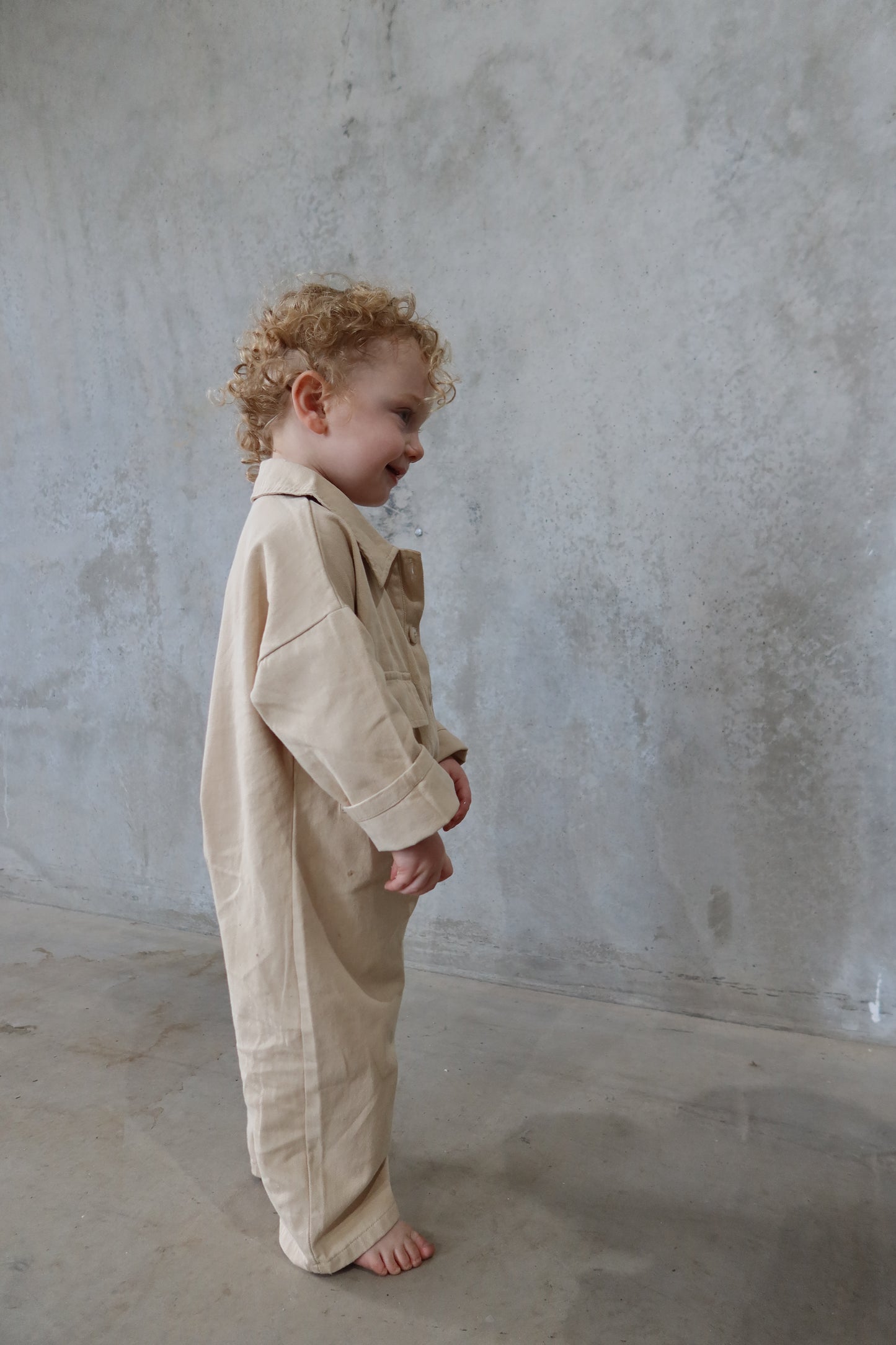 CUSTOM BOILER SUIT SAND