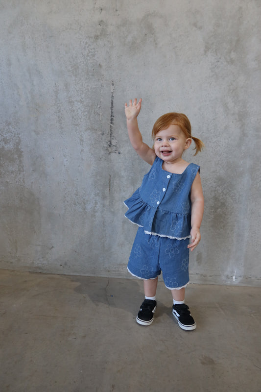DENIM DAISY SET