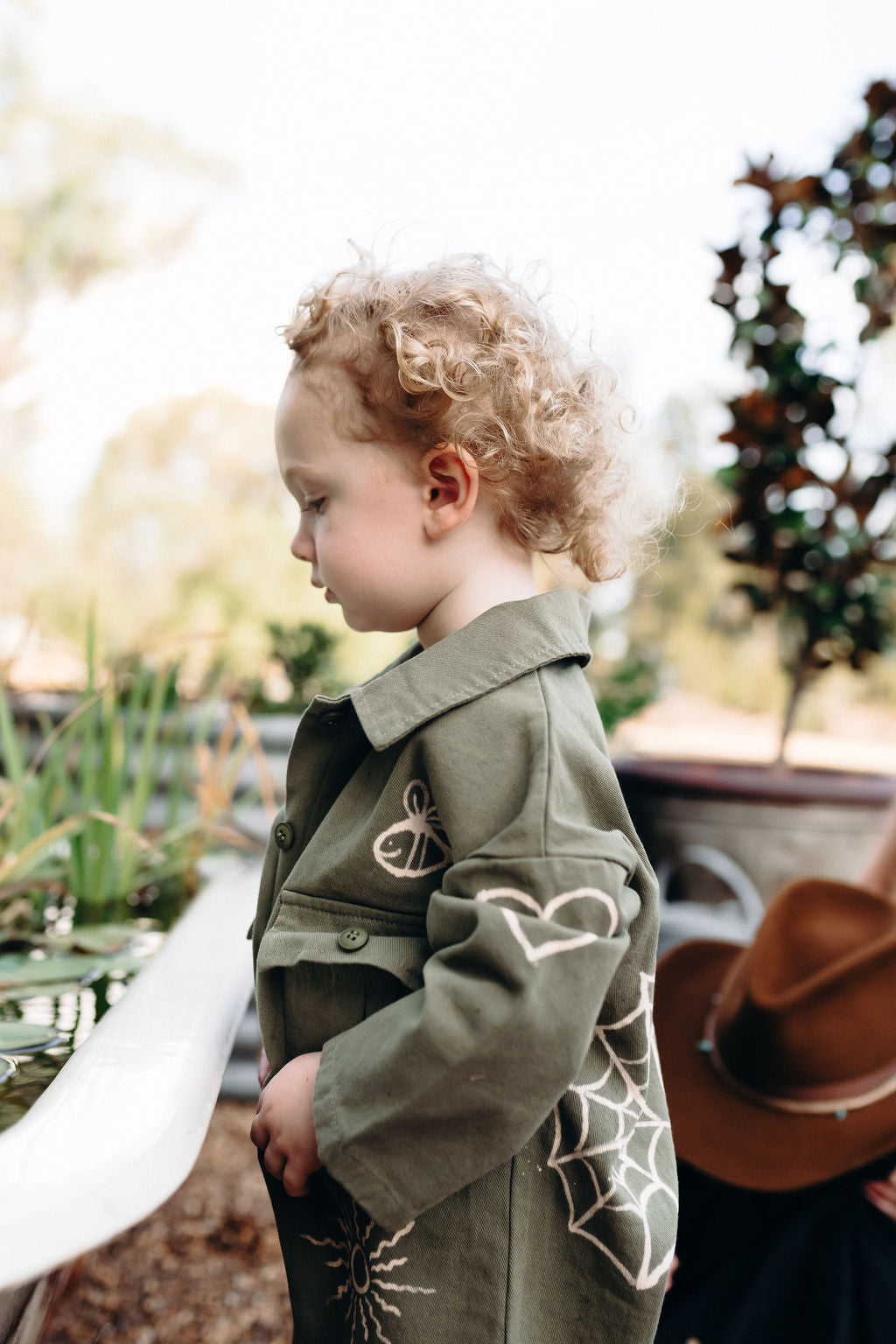 STICKER TATTOO BOILER SUIT KHAKI