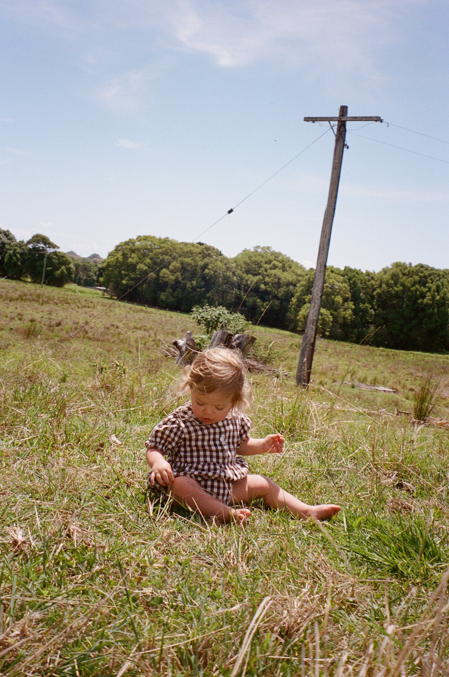 GIGI GINGHAM ROMPER