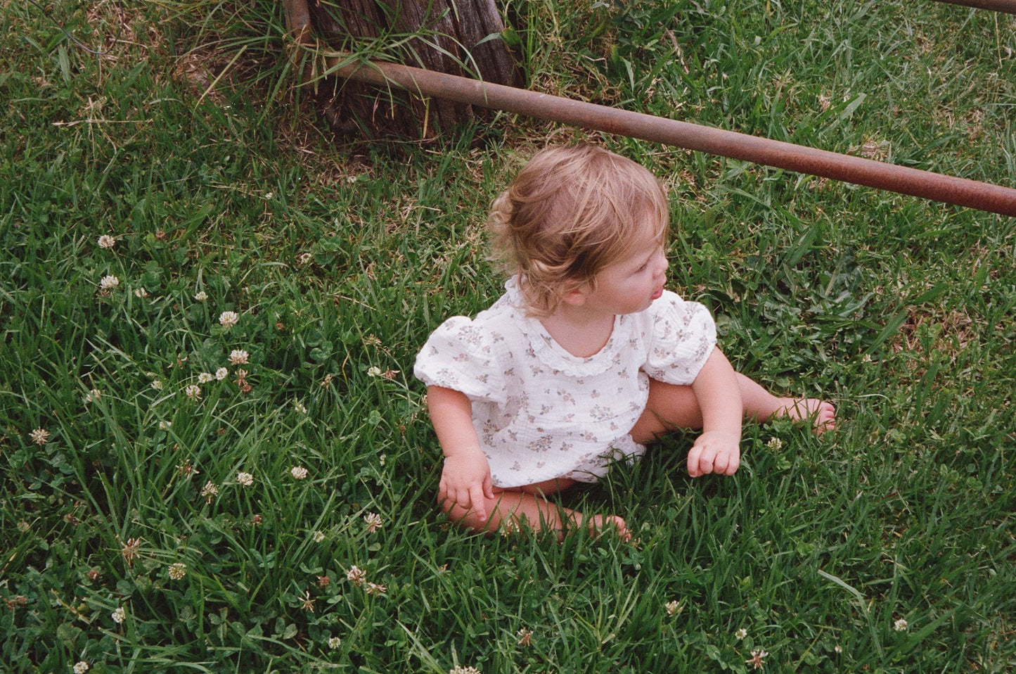 FLORAL MUSLIN ROMPER