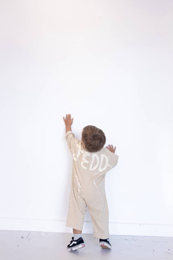 CUSTOM BOILER SUIT SAND