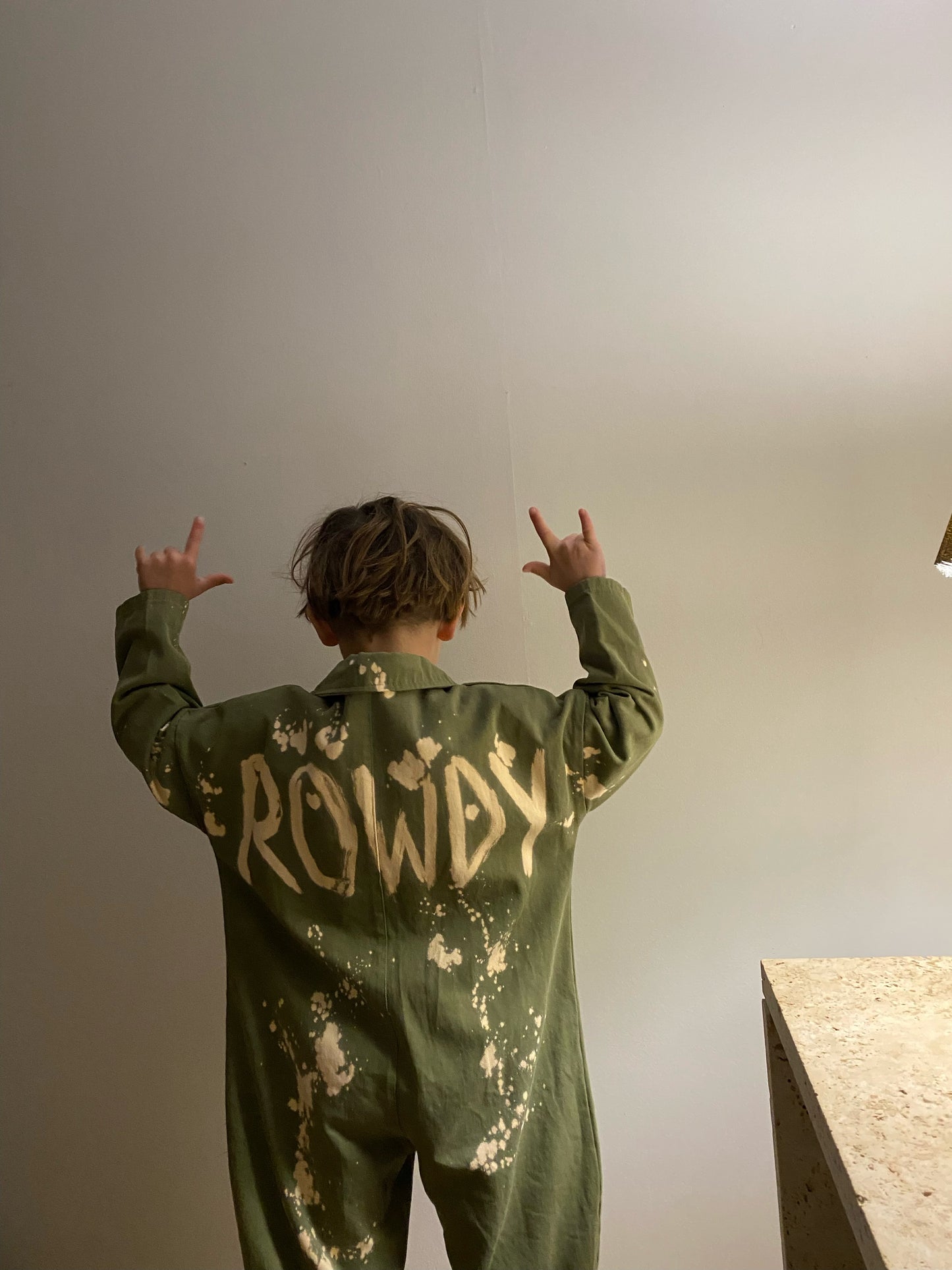 CUSTOM BOILER SUIT KHAKI