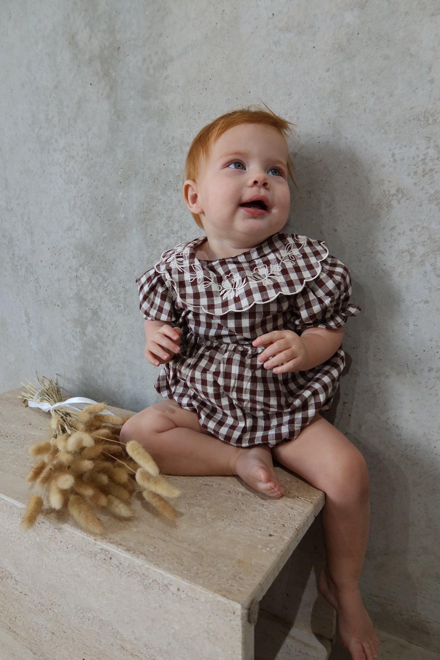 GIGI GINGHAM ROMPER