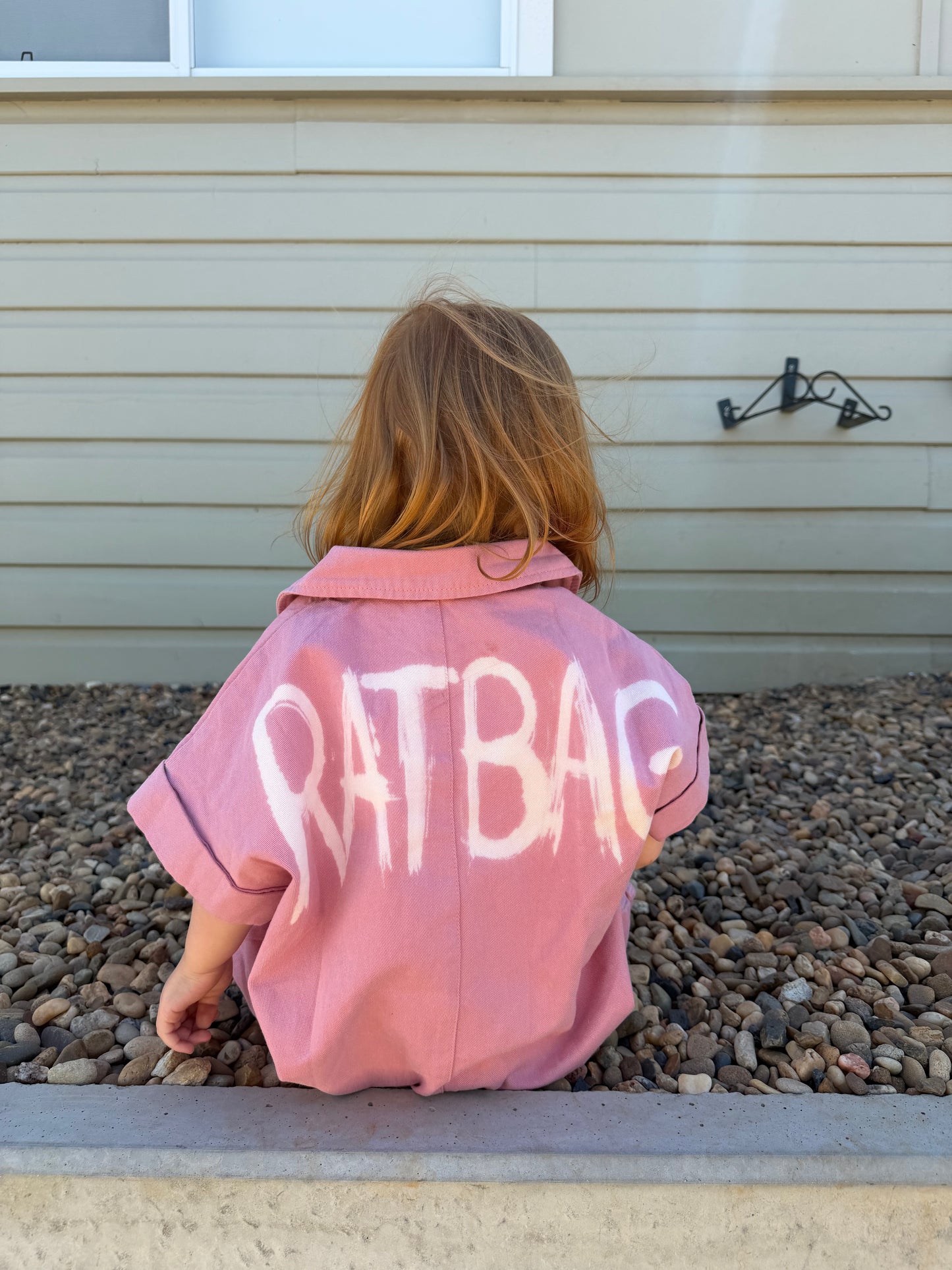 CUSTOM SHORT BOILER SUIT PINK