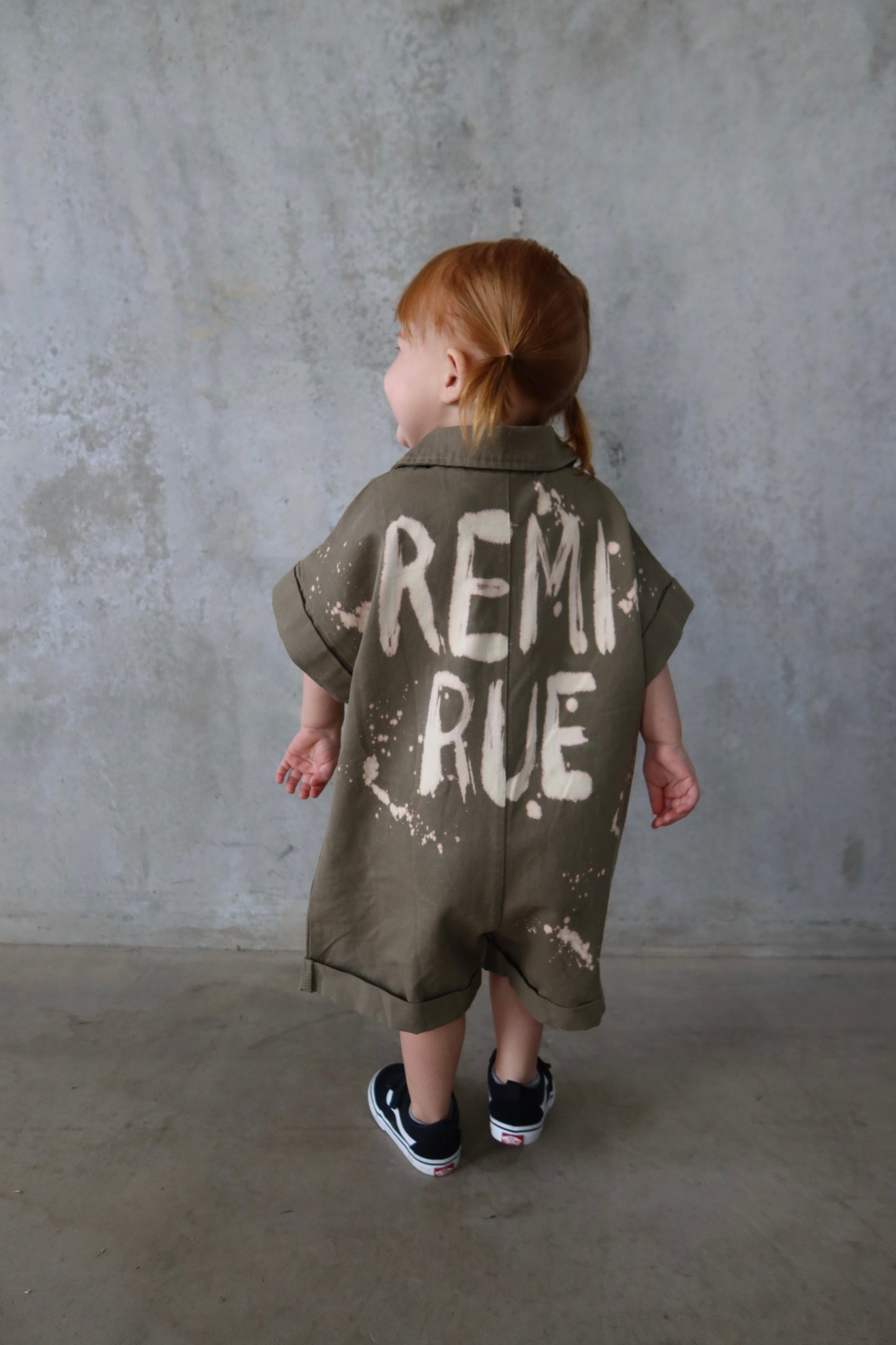 CUSTOM SHORT BOILER SUIT KHAKI