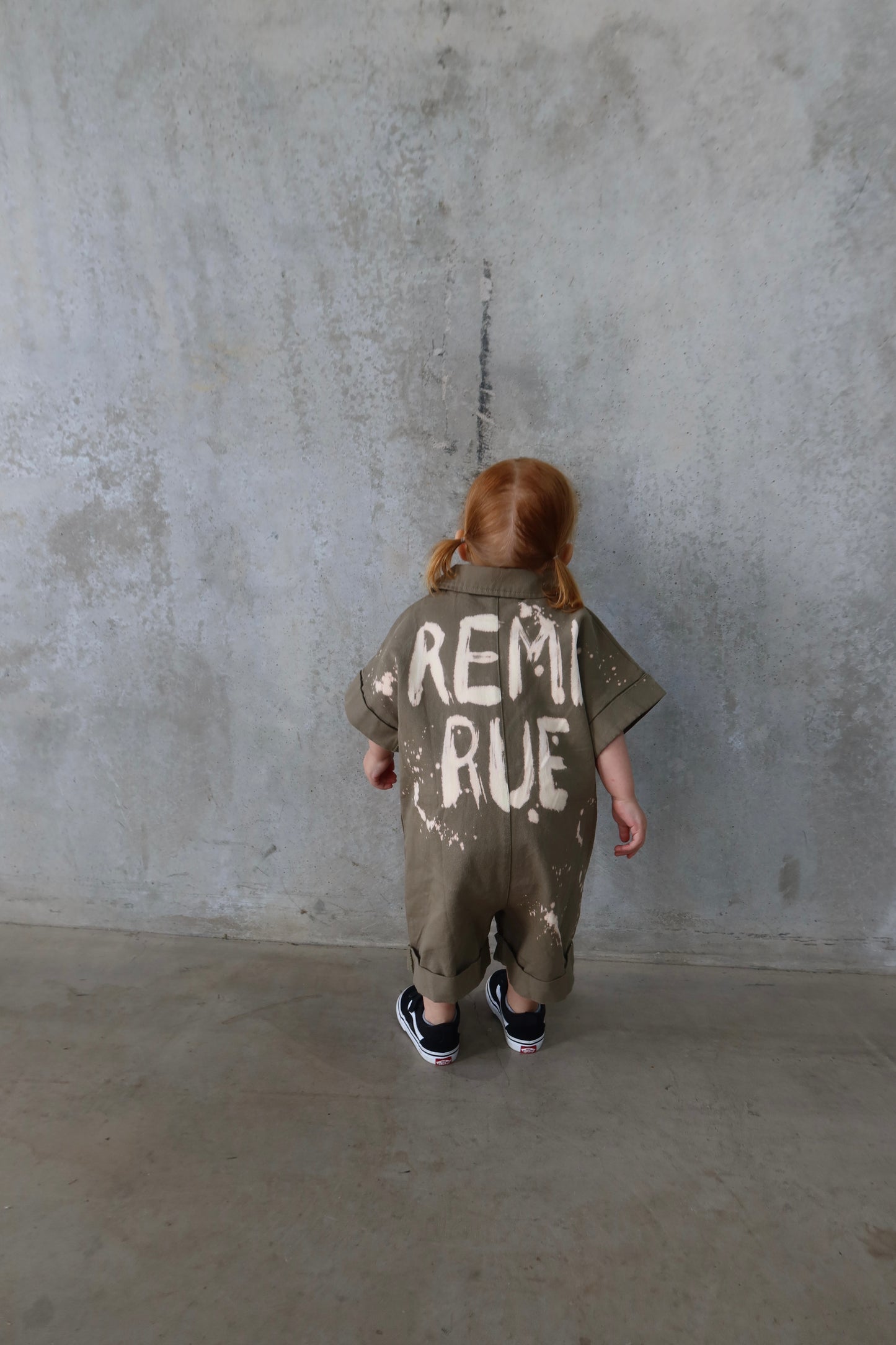CUSTOM SHORT BOILER SUIT KHAKI