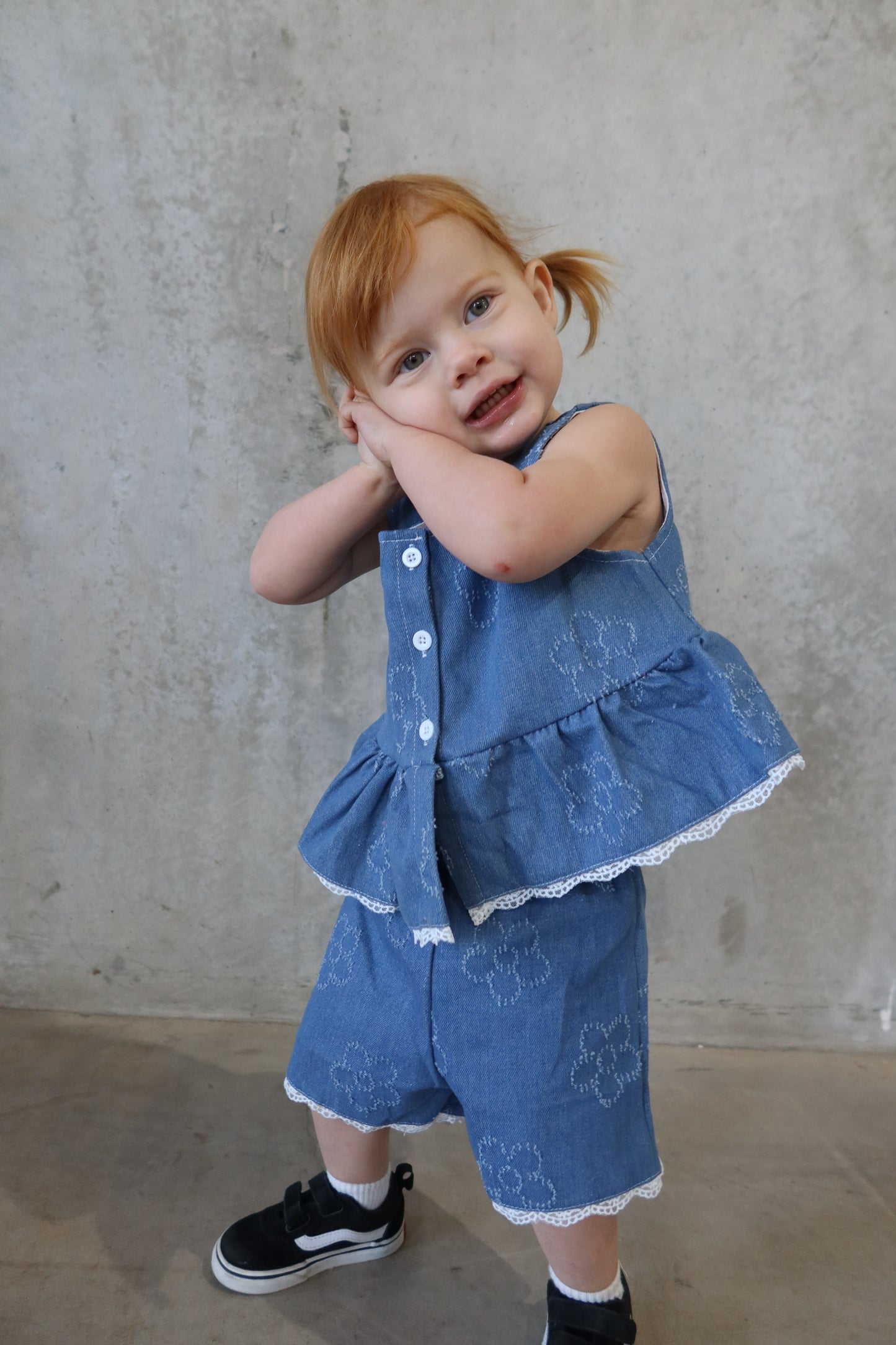 DENIM DAISY SET