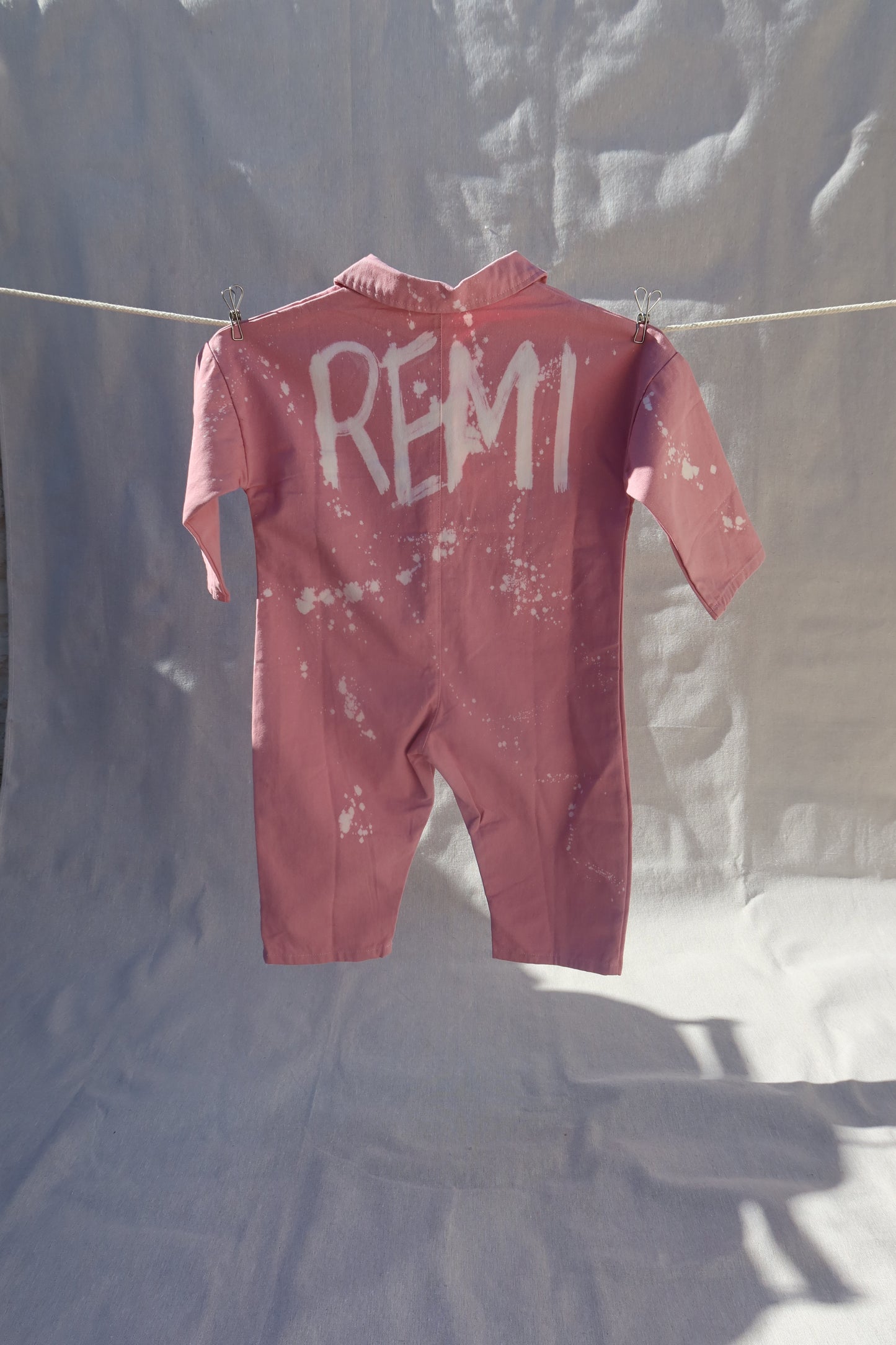 CUSTOM BOILER SUIT PINK