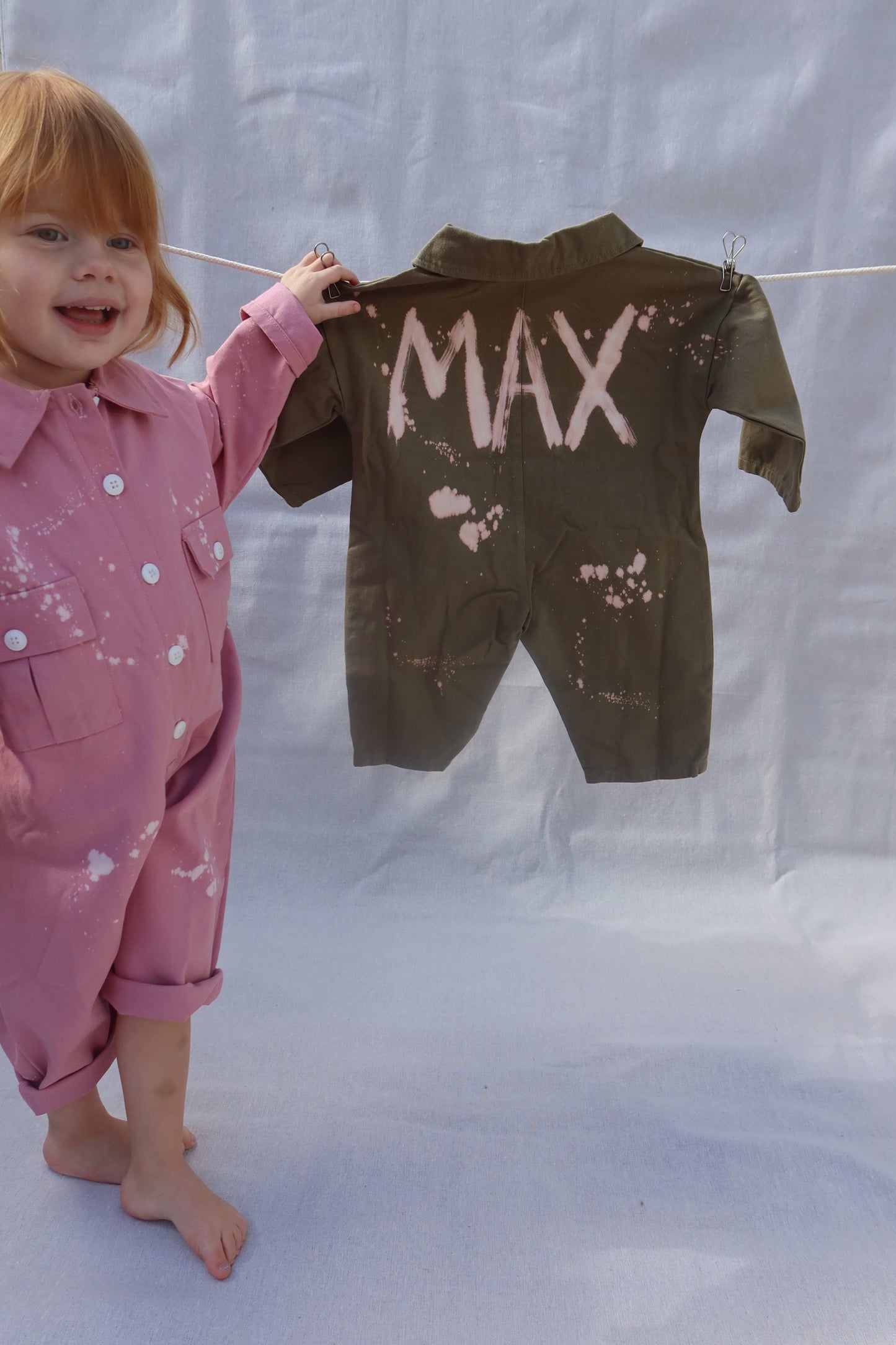 CUSTOM BOILER SUIT PINK