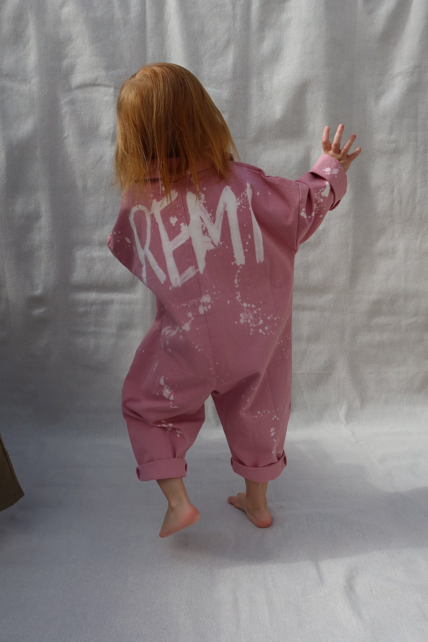 CUSTOM BOILER SUIT PINK