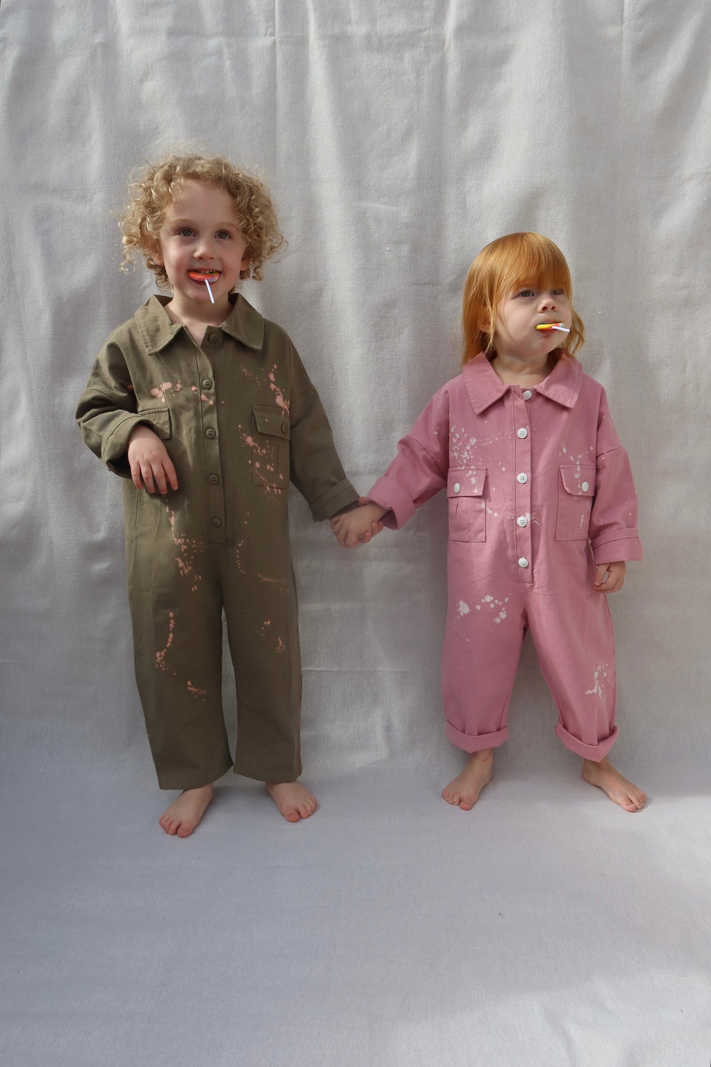 CUSTOM BOILER SUIT PINK