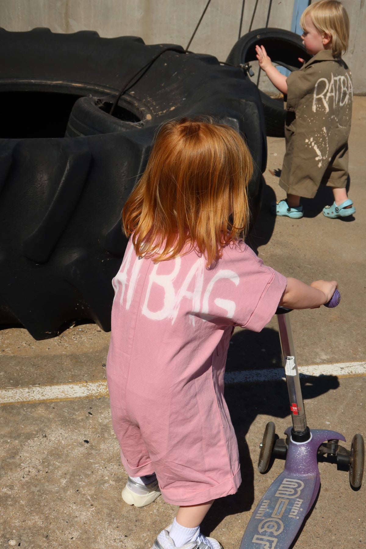 CUSTOM SHORT BOILER SUIT PINK