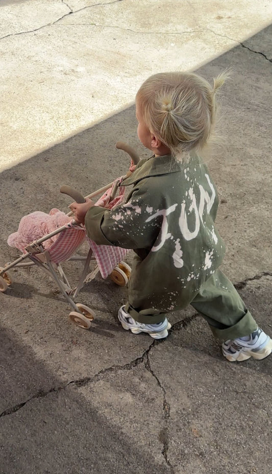 CUSTOM BOILER SUIT KHAKI
