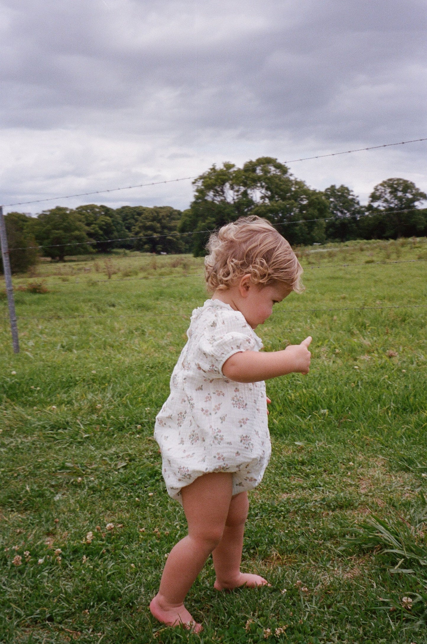 FLORAL MUSLIN ROMPER