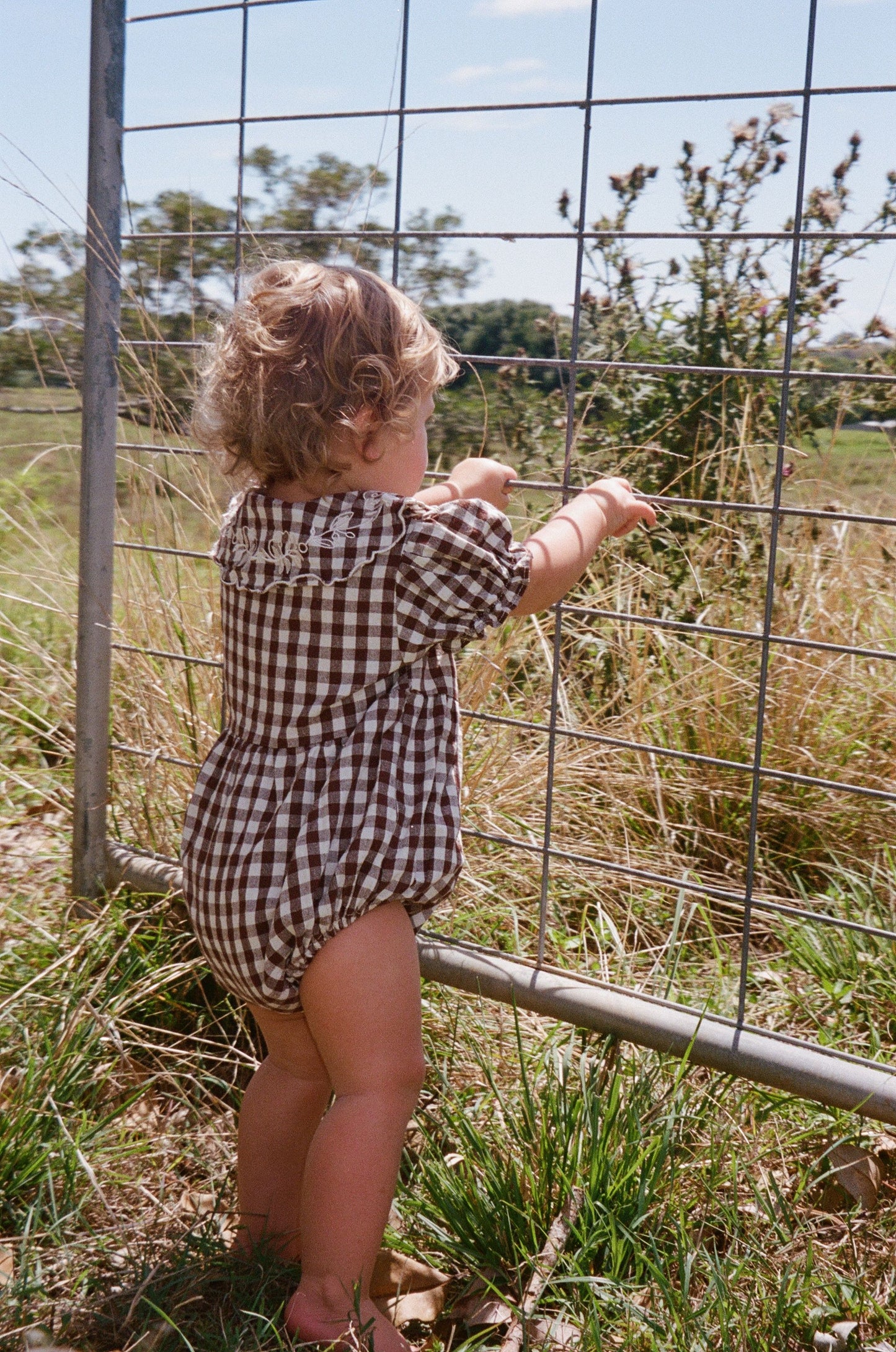 GIGI GINGHAM ROMPER