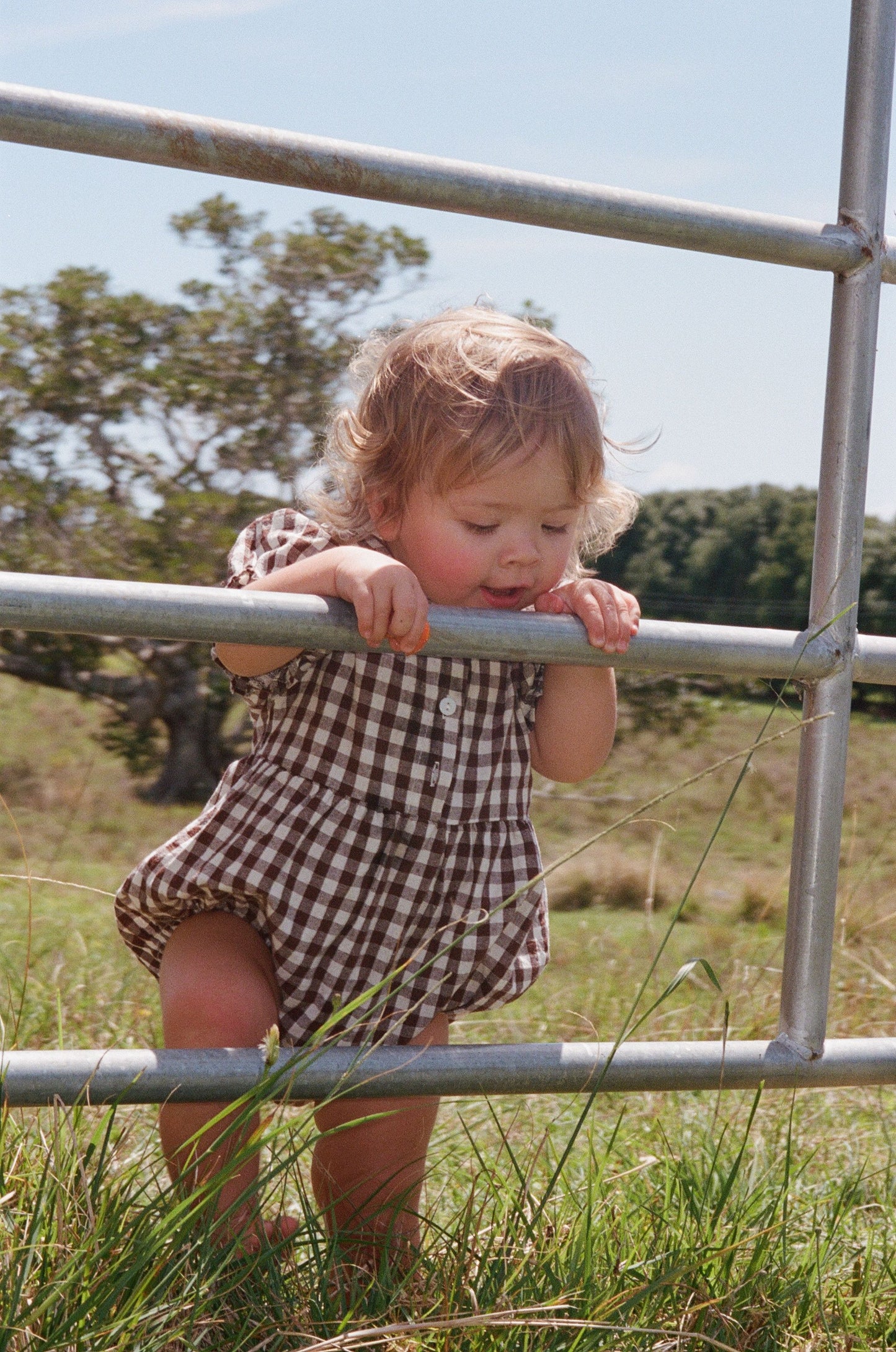 GIGI GINGHAM ROMPER