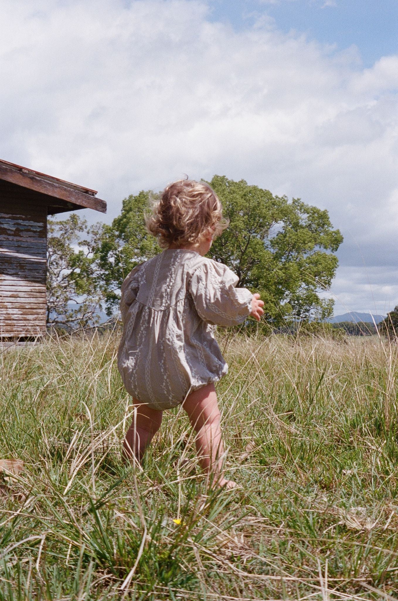 SWEET PEA LIGHT COTTON ROMPER