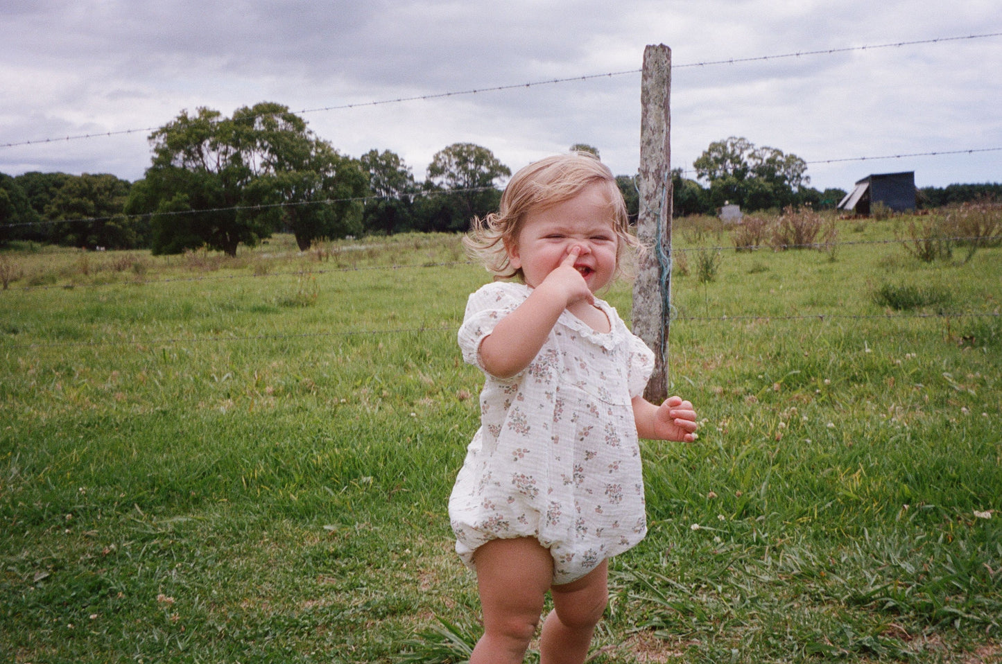 FLORAL MUSLIN ROMPER