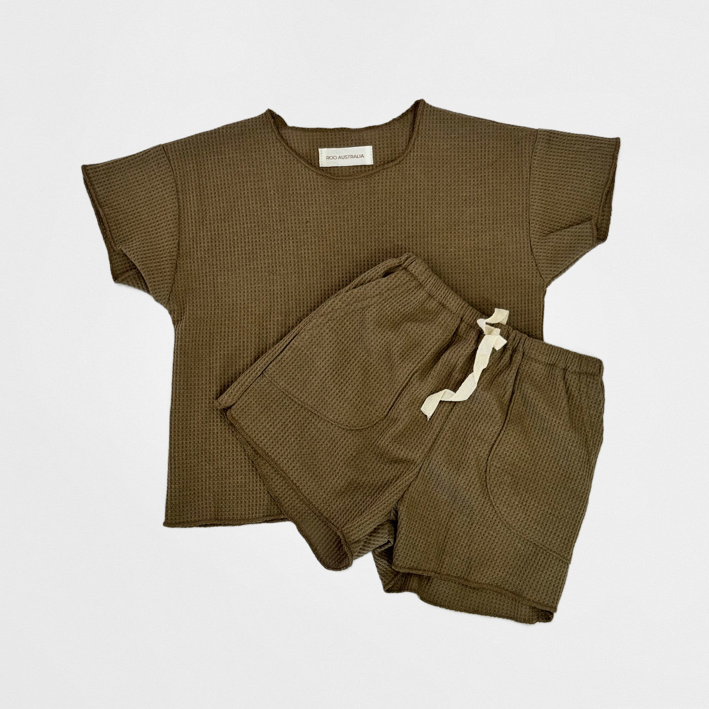 WOLF WAFFLE SET OLIVE