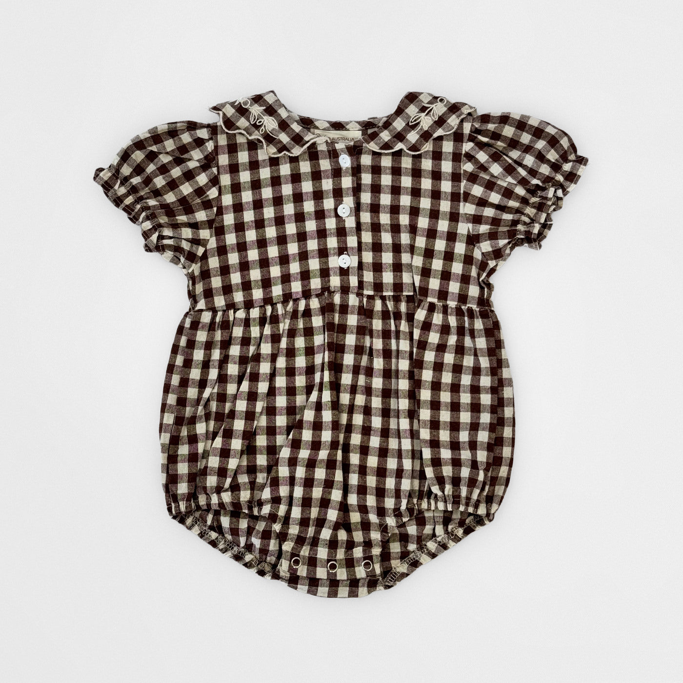 GIGI GINGHAM ROMPER